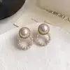 Dainty Pearl and Gold Ear Studs - Deepika's Adornments