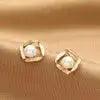 Dainty Zircon Square Studs - Deepika's Adornments