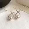 Dainty Pearl and Gold Ear Studs - Deepika's Adornments