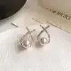 Dainty Pearl and Gold Ear Studs - Deepika's Adornments
