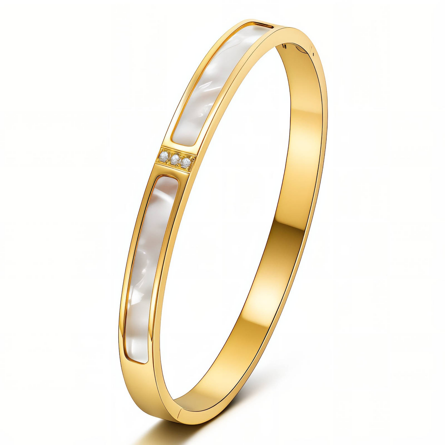 Bracelet, 18K Gold Plated Steel Deepika's Adornments