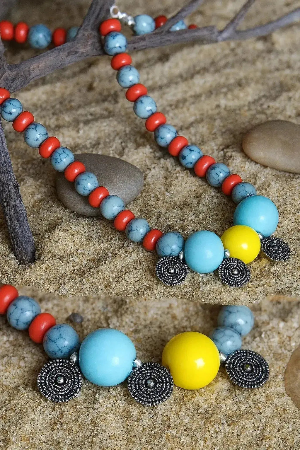 Handcrafted Contemporary Beads BJ026 - Deepika's Adornments