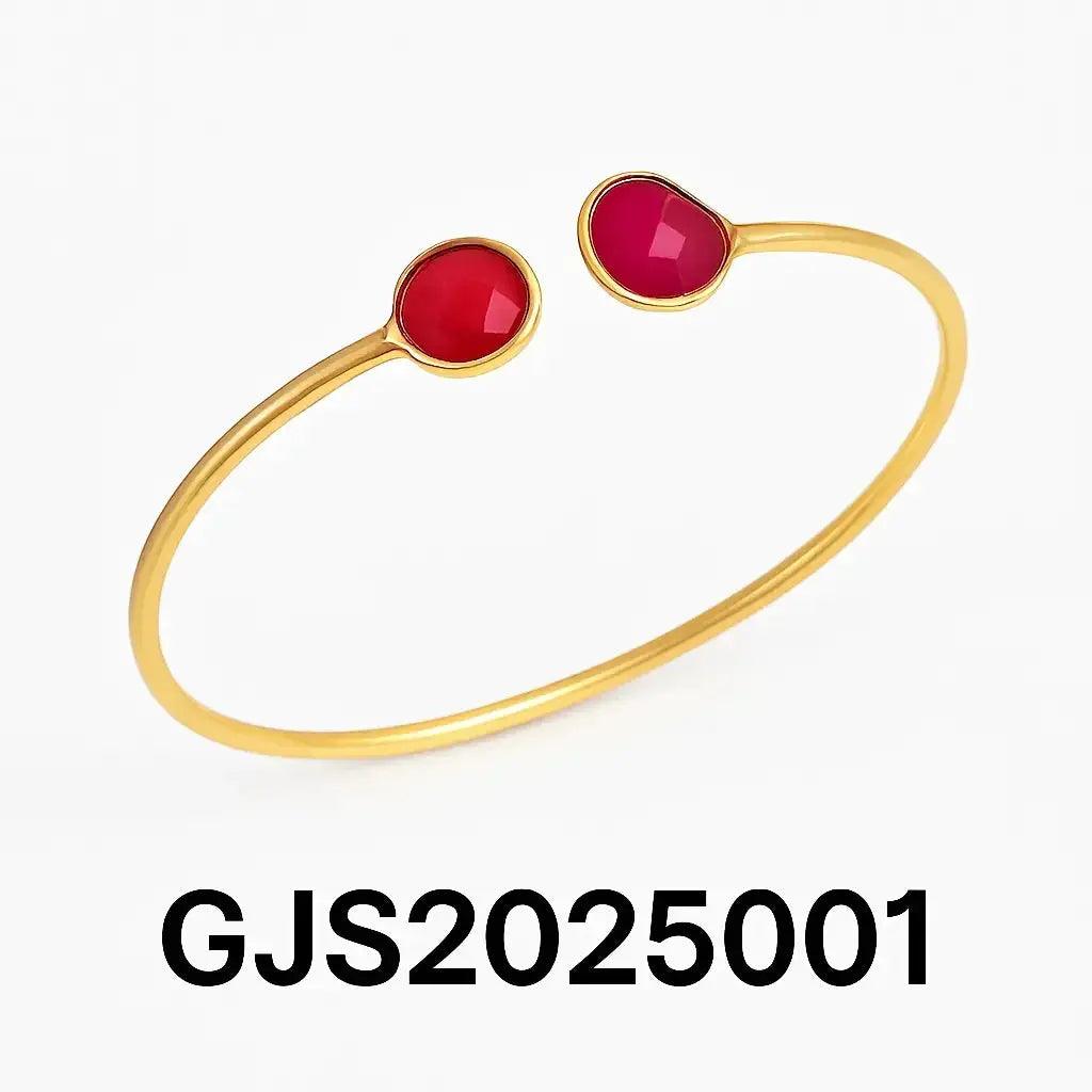 Pure Silver 925 over gold plated Bangle - Deepika's Adornments