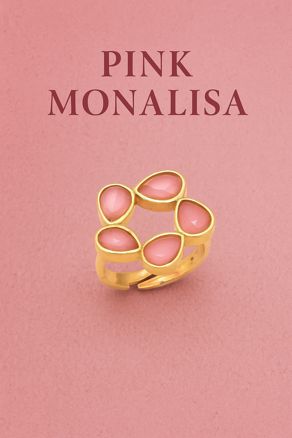 Statement Silver Gold Plated Ring