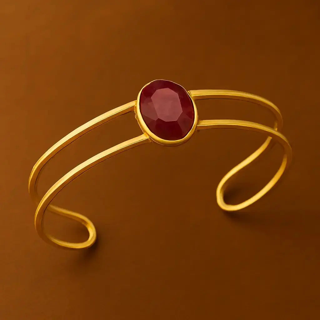 Pure Silver Statement Bracelet - Deepika's Adornments
