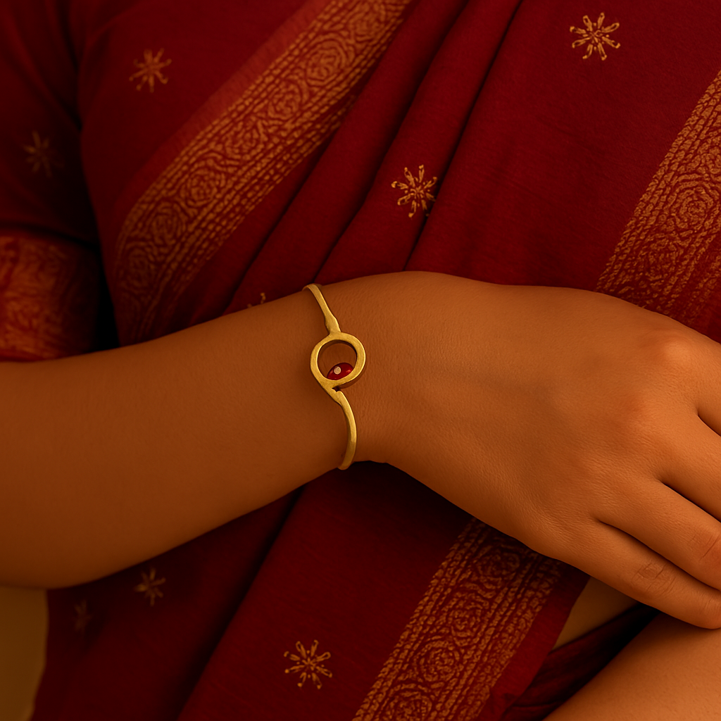 Pure Silver Openable Statement Bracelet