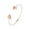 Dainty Openable Bracelet Rose Gold - Deepika's Adornments