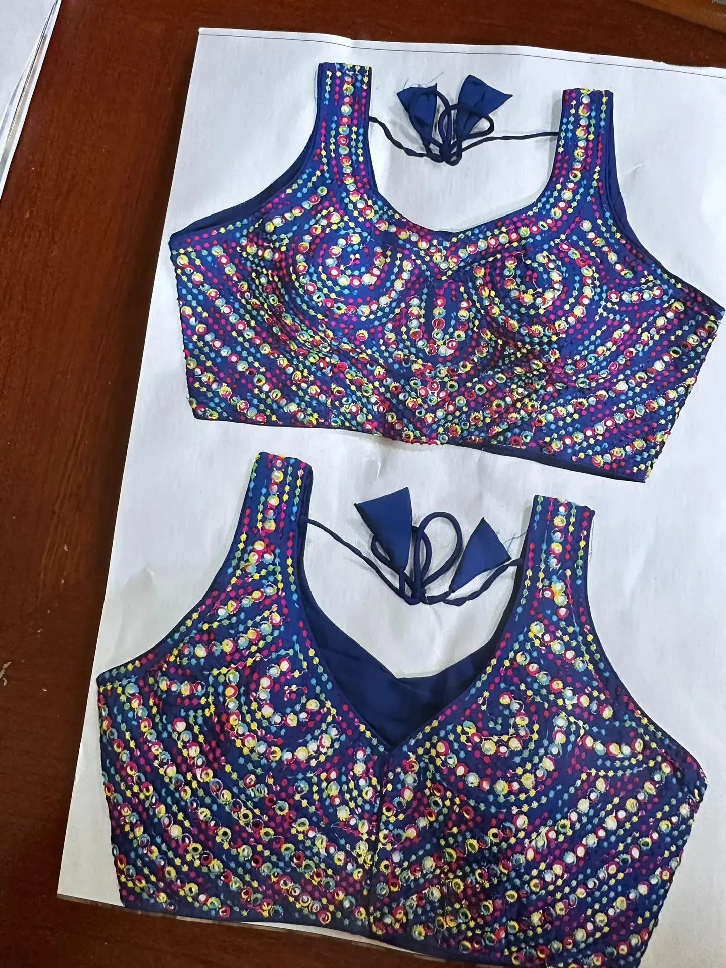Malati Blouse - Purple - Deepika's Adornments
