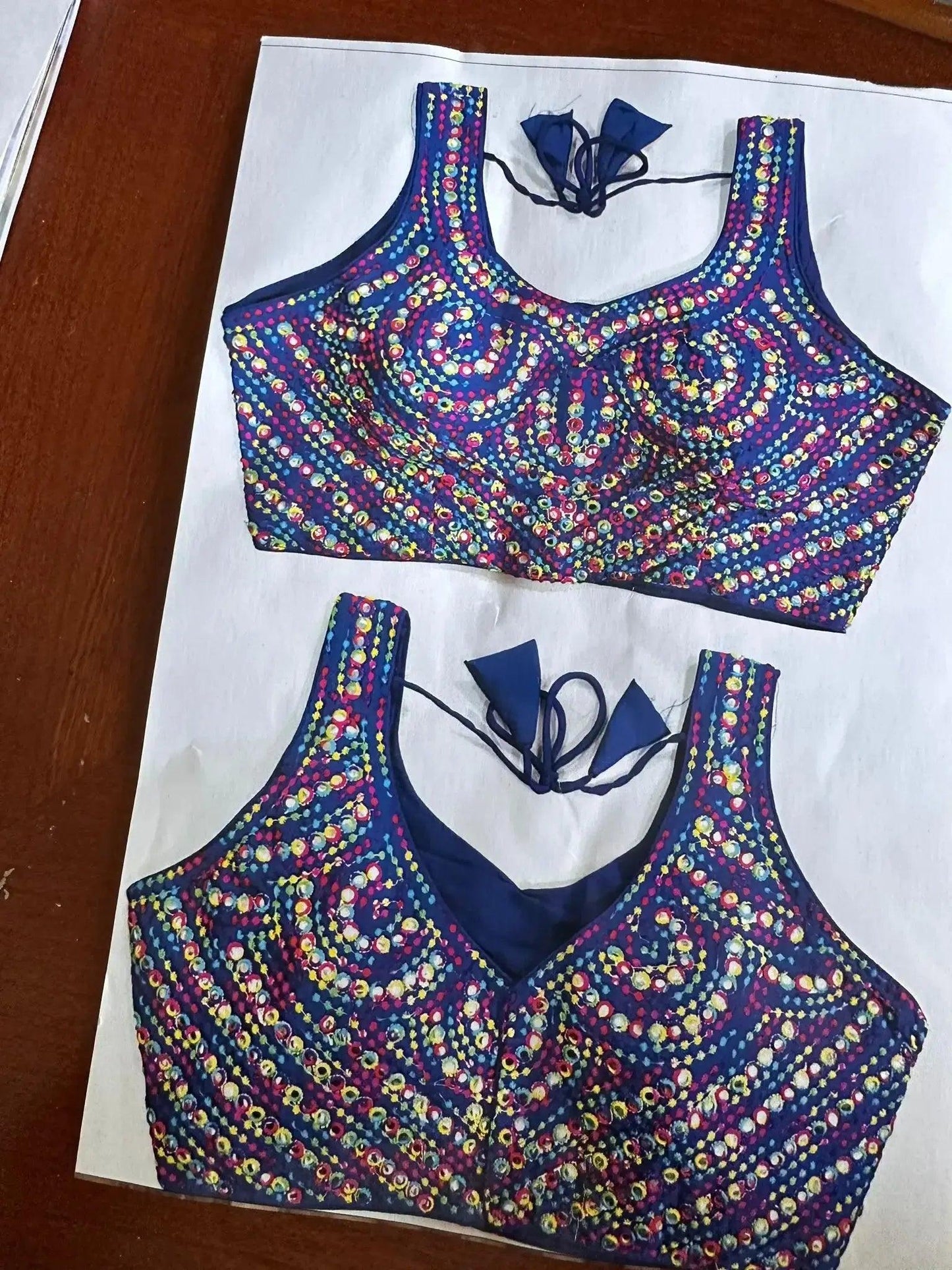 Malati Blouse - Purple - Deepika's Adornments