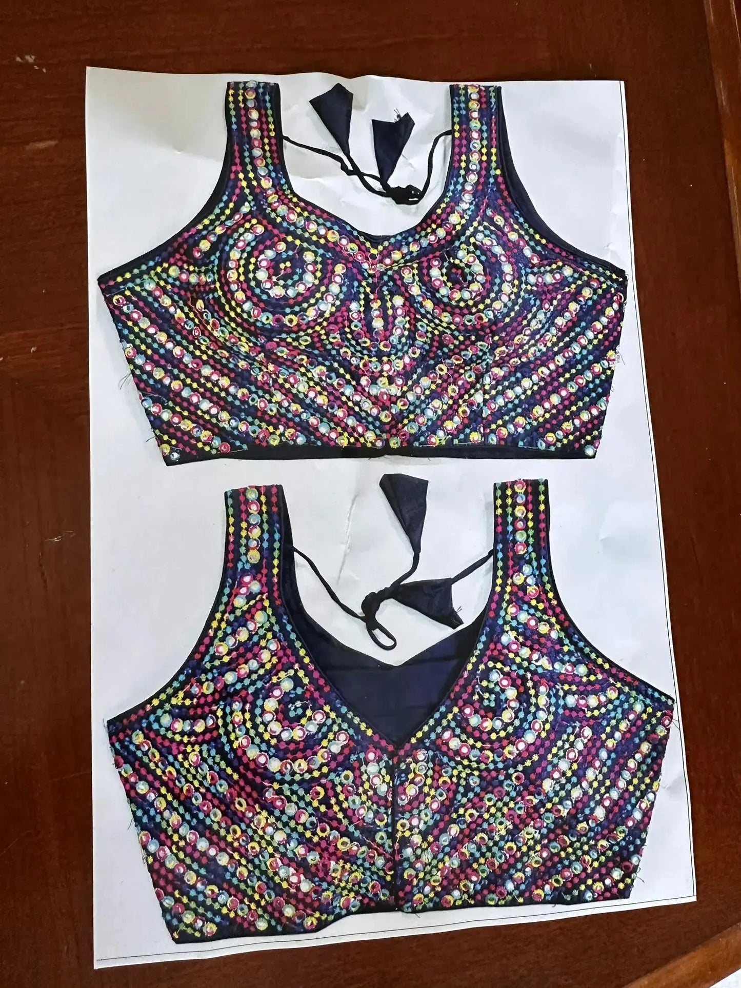 Malati Blouse- Blue - Deepika's Adornments