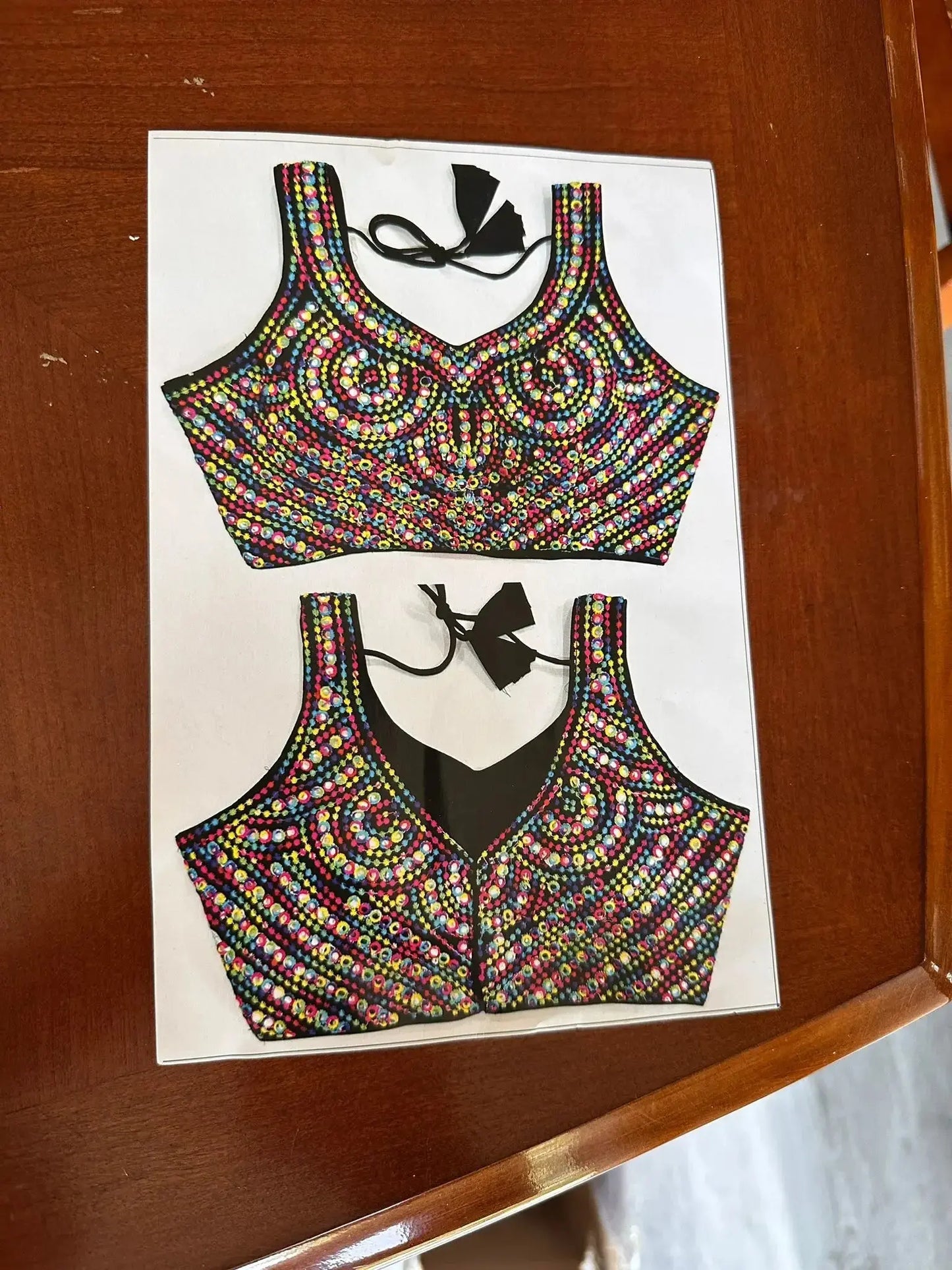 Malati Blouse -Black - Deepika's Adornments
