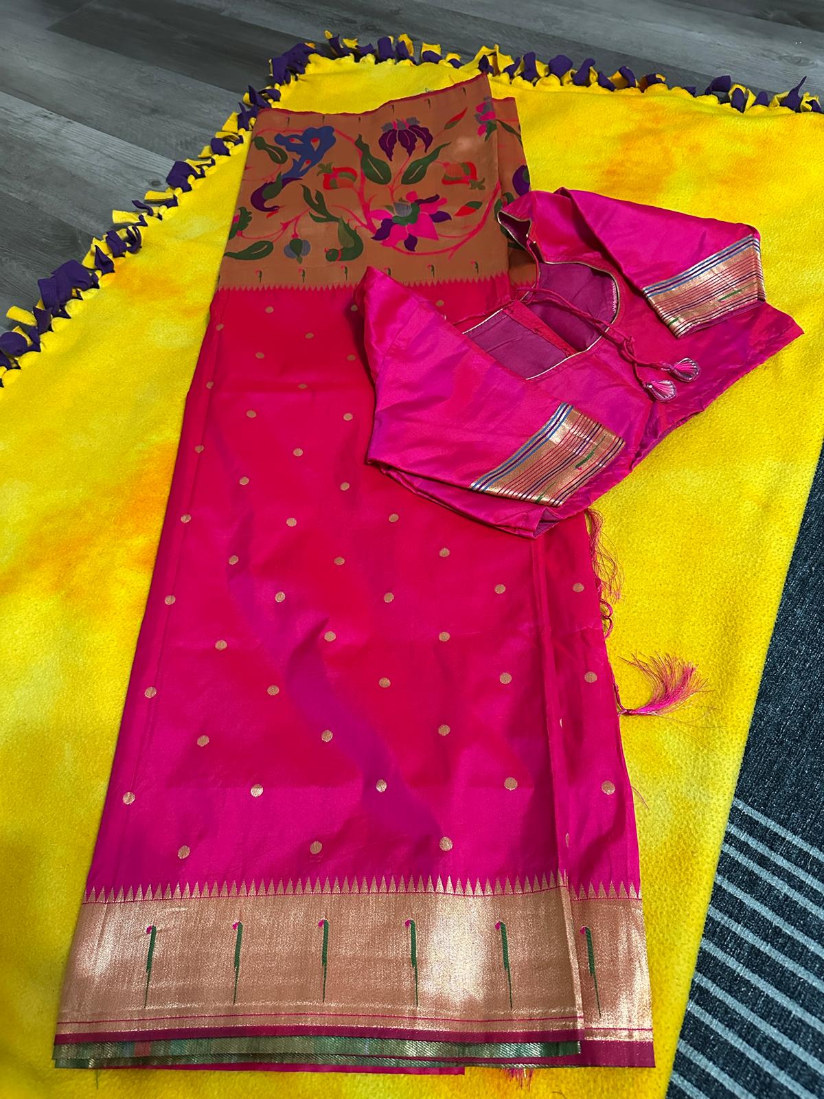 Soft Kanchipuram Paithani Saree-RANI