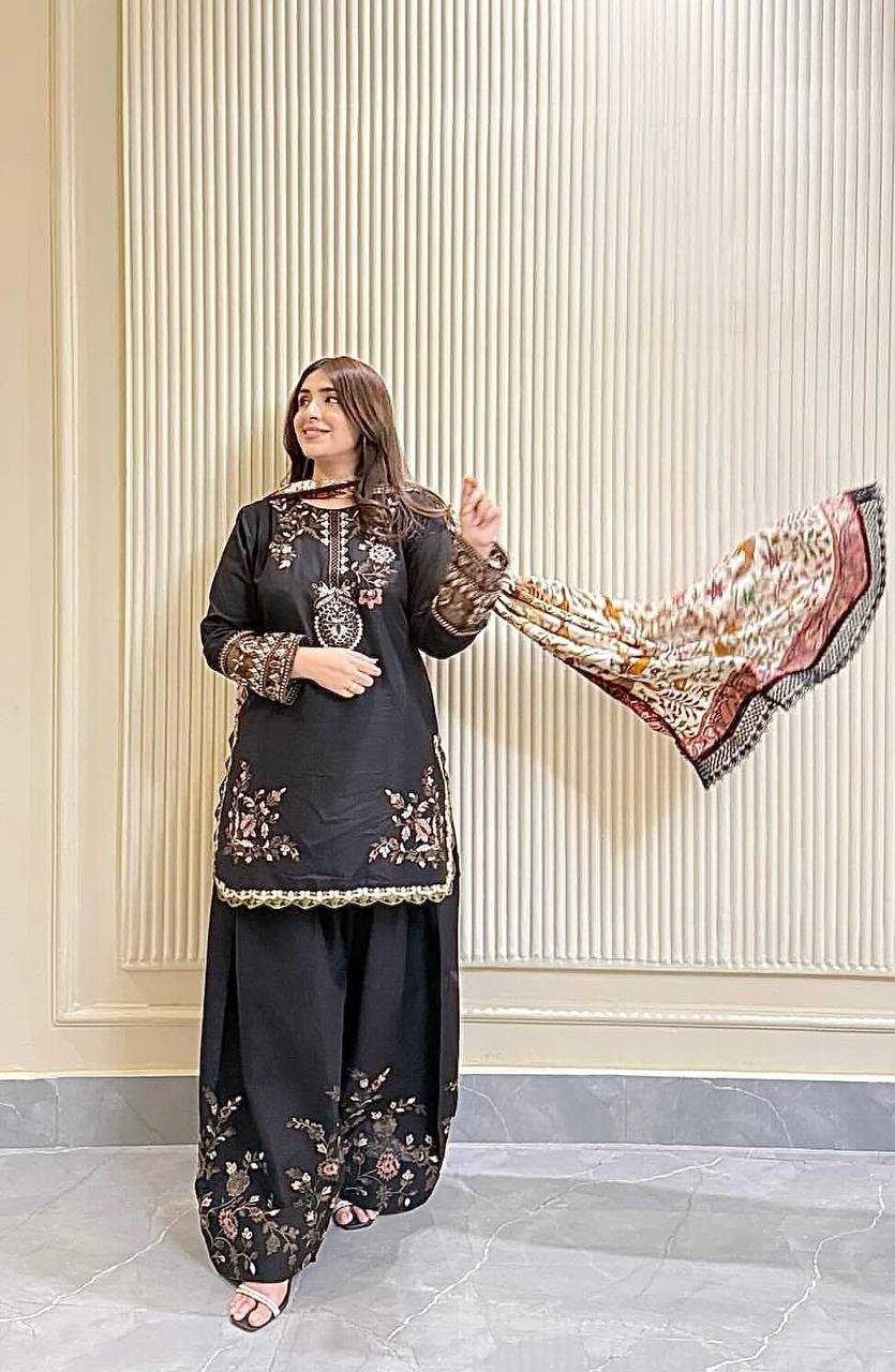 Pure Maska Silk Farshi Salwar Suit