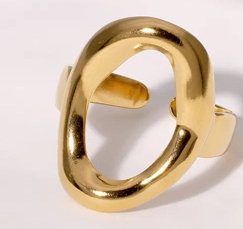 Dainty Non-Tarnish Adjustable Ring