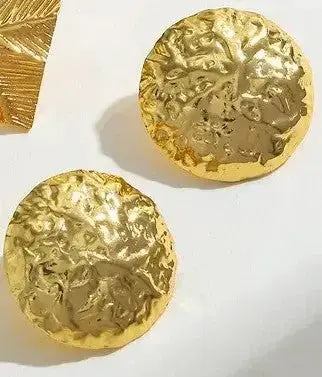 Non-Tarnish Jewelry Geometric Studs round