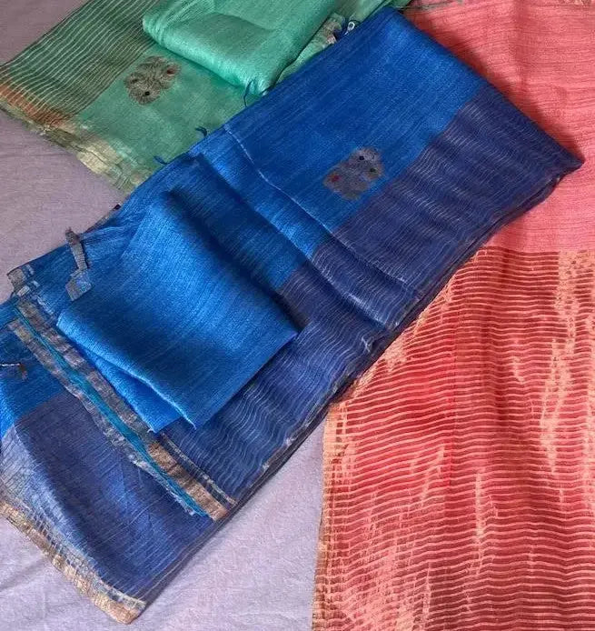 Pure Wash Matka Silk-Pink - Deepika's Adornments