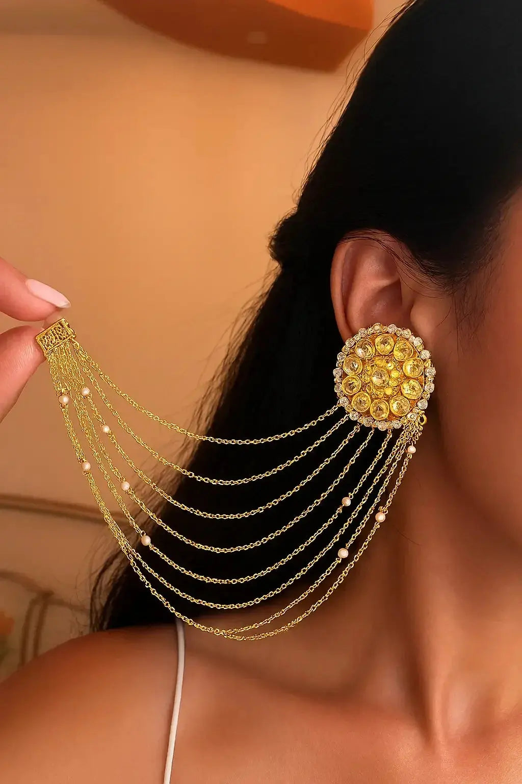 Gul Shahara Earring - Deepika's Adornments