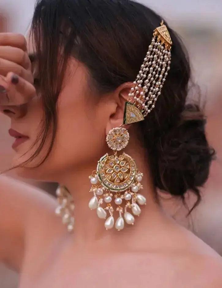 Madhuri Shahara Earrings - Deepika's Adornments