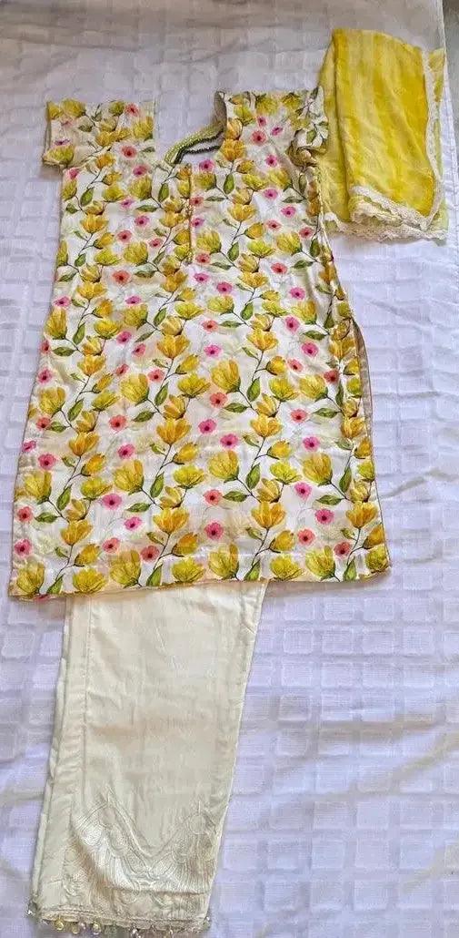 Indian straight kurti with pants - Deepika's Adornments