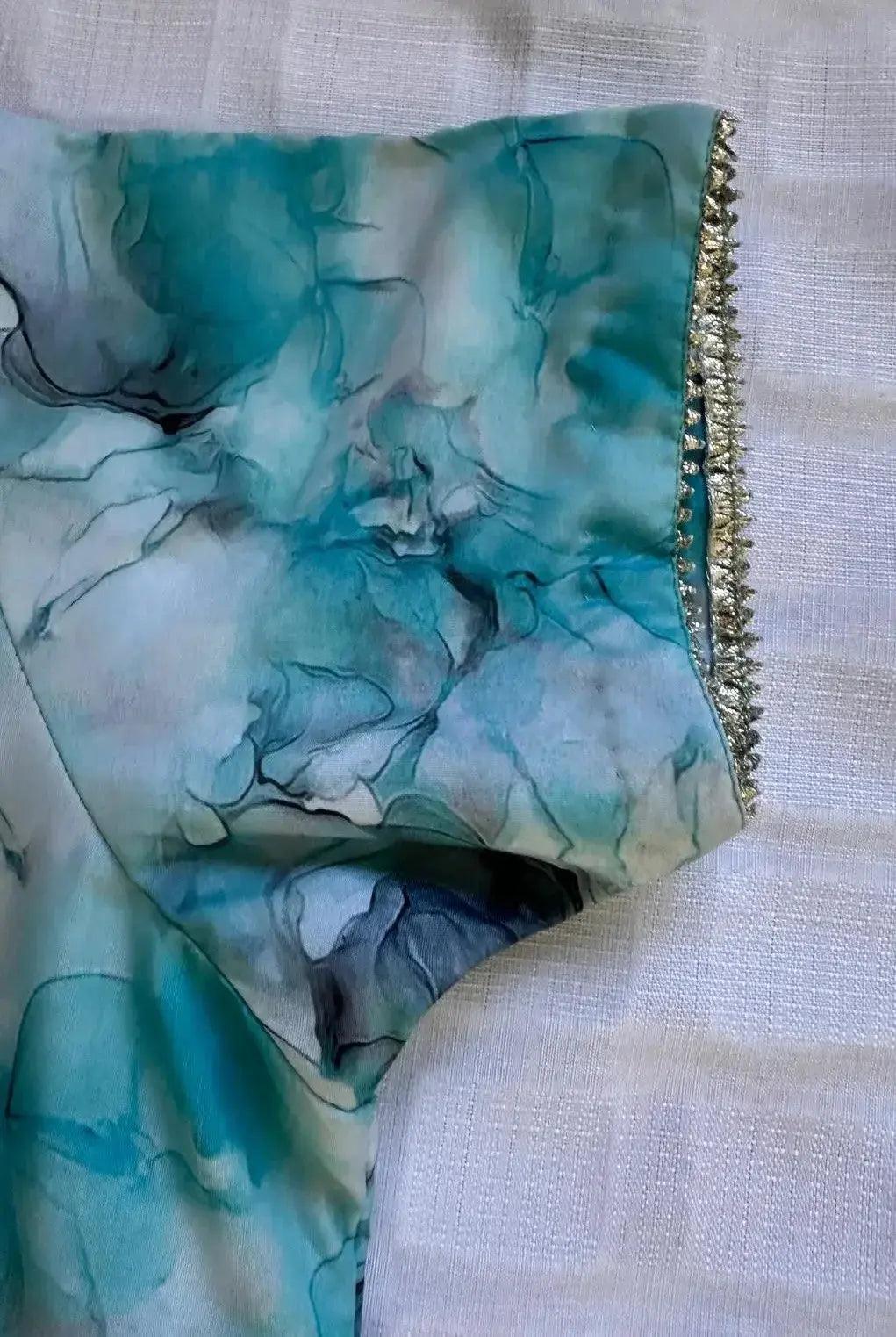 Indian Salwar Kameez-Blue - Deepika's Adornments