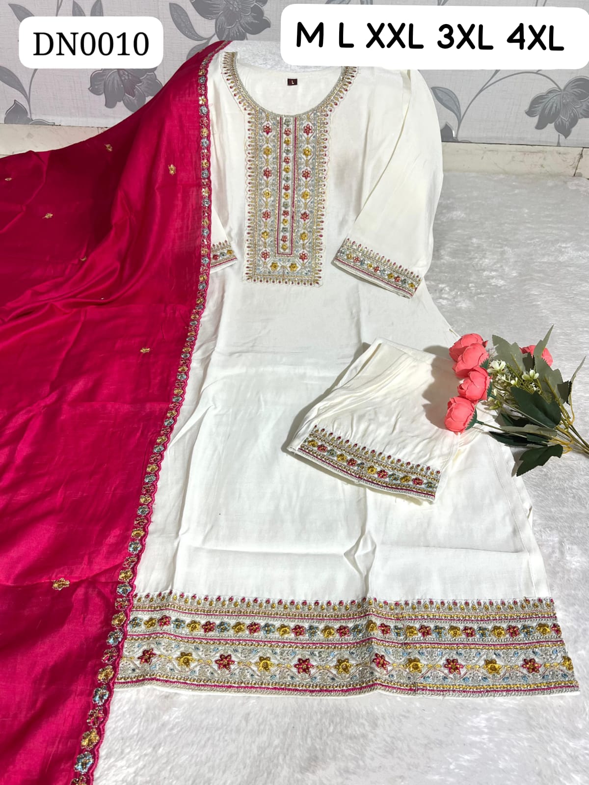 KURTI PANT DUPATTA SET Deepika's Adornments