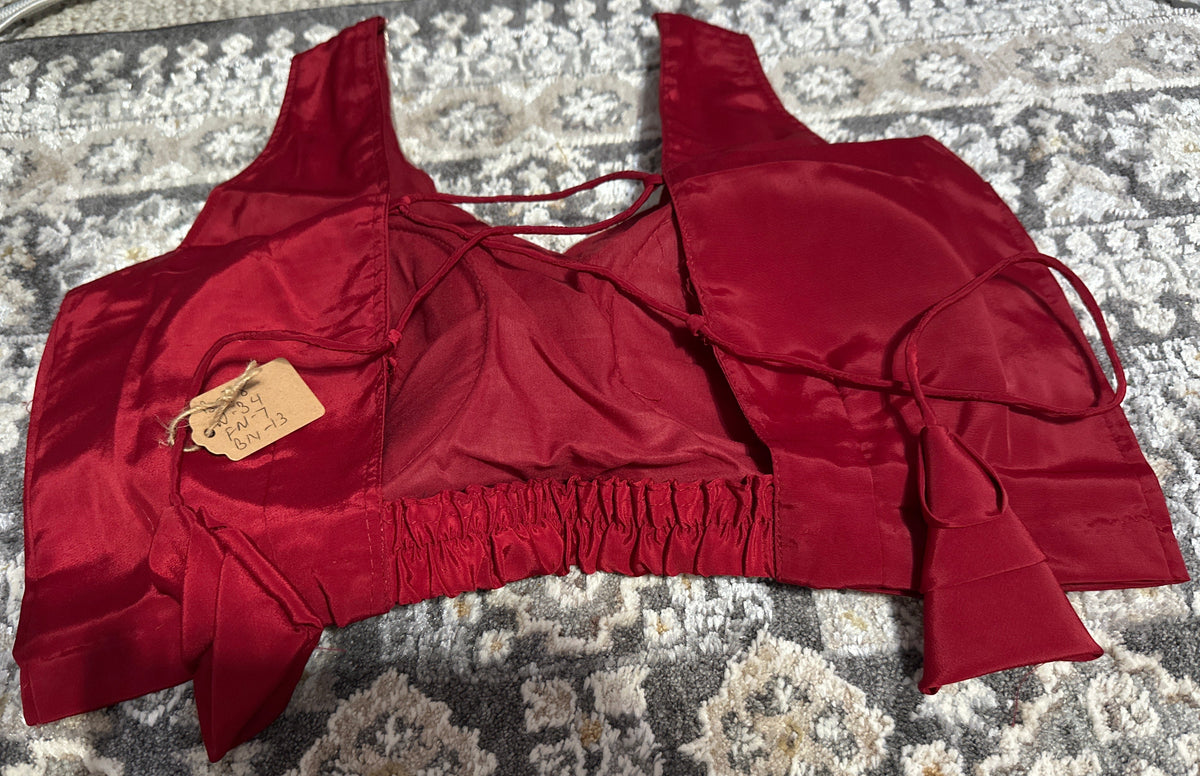 Luxury Ready-to-Wear Red Saree Maha Collection