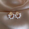 Round Inlay Alloy Pearl with gold
