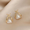 Studs Gold with Pearl