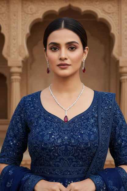 Slick Necklace Set - Deepika's Adornments