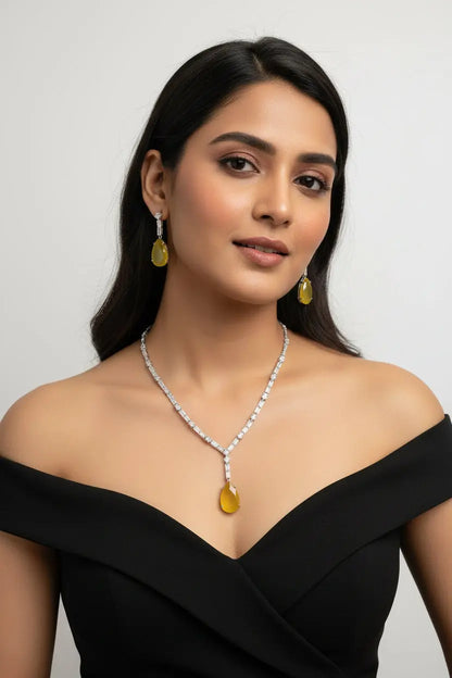 Deepika's Bollywood Inspired Necklace Set - Deepika's Adornments