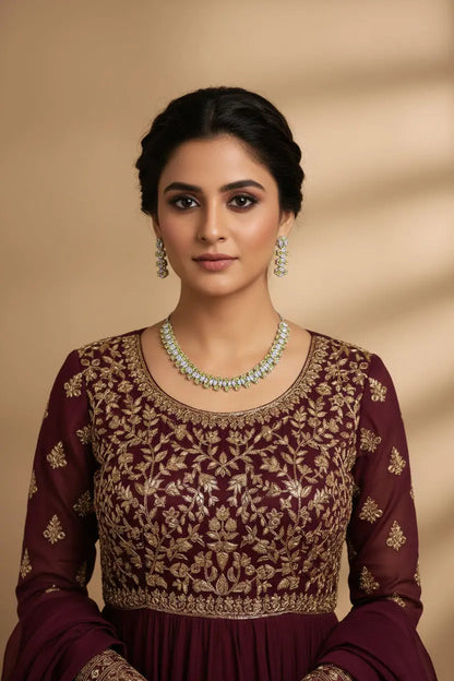 Bold Attitude | Necklace Set n-set-doublet-Peridot-silver - Deepika's Adornments