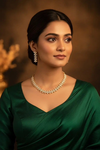 Bold Attitude | Necklace Set n-set-doublet-gold over gold - Deepika's Adornments