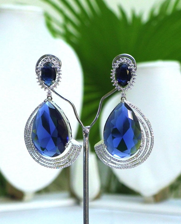 Simple with Elegance-CZ Earings