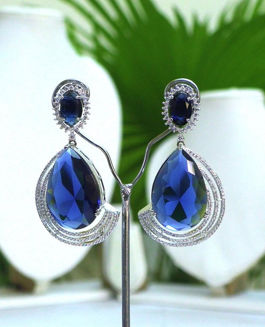 Simple with Elegance-CZ Earings