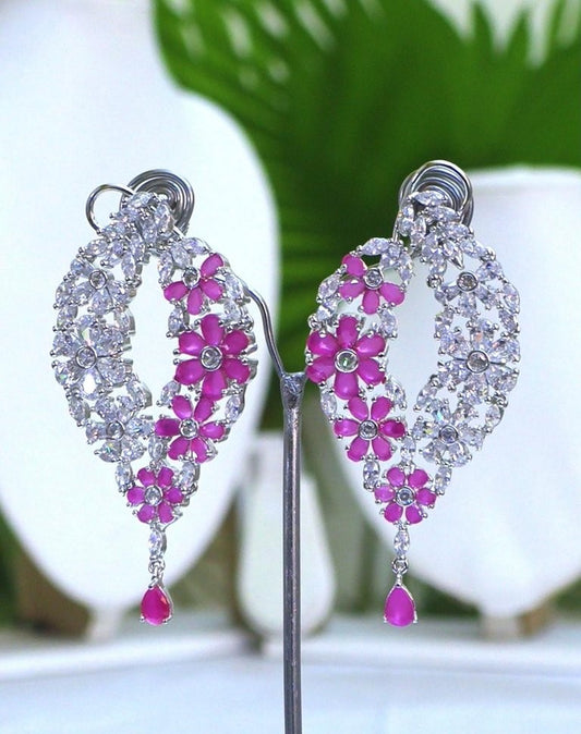 Simple with Elegance-CZ Earings