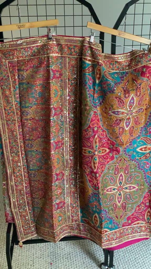 Party wear saree with stitched blouse Deepika's Adornments