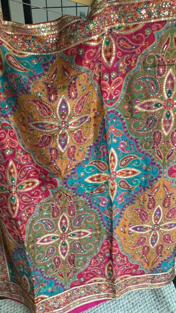 Party wear saree with stitched blouse Deepika's Adornments