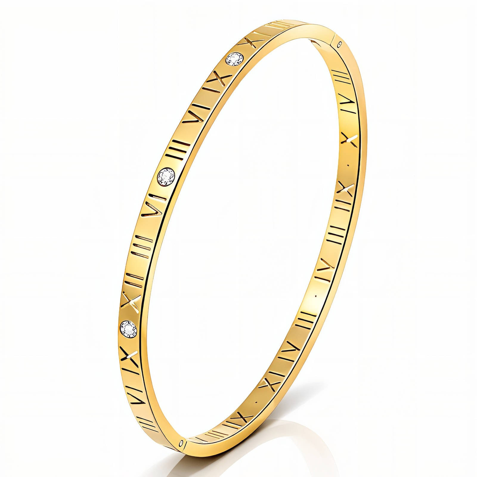 Bracelet, 18K Gold Plated Steel Glozzo Wholesale Jewelry