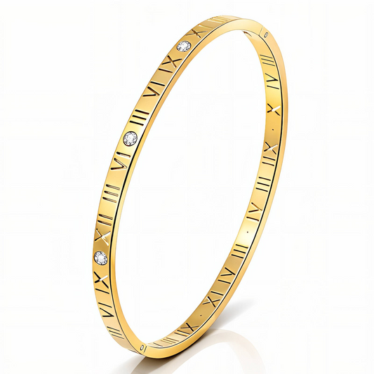 Bracelet, 18K Gold Plated Steel Glozzo Wholesale Jewelry