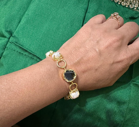 Handcrafted Bracelet with natural stones