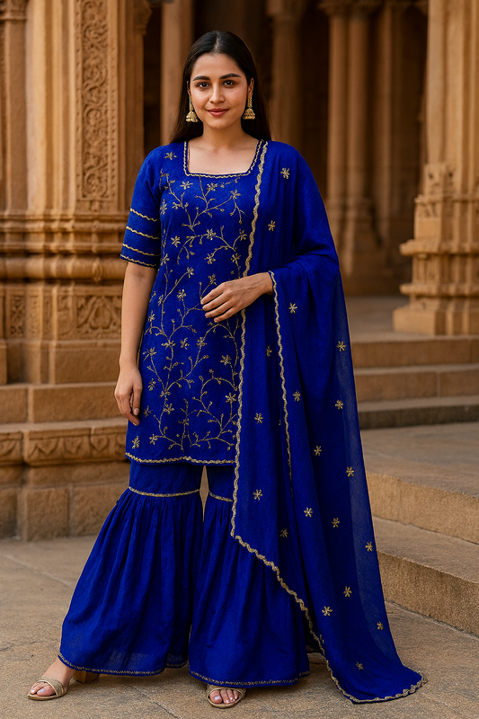 Boutique Custom Stitched Gharara Suit