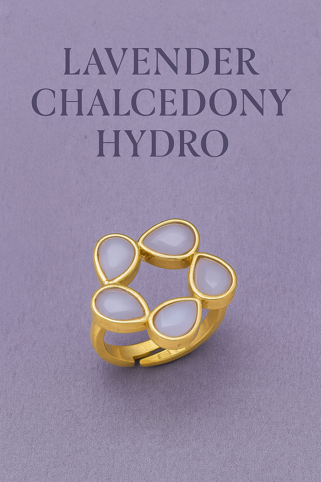 Statement Silver Gold Plated Ring