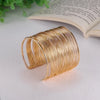 Openable Cuff Bracelet-gold