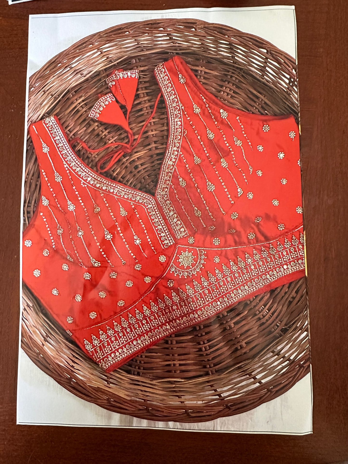 Sareeka Fancy Blouse Red