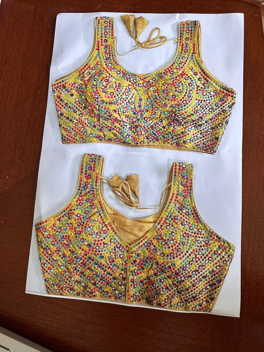 Malati Blouse- Gold A