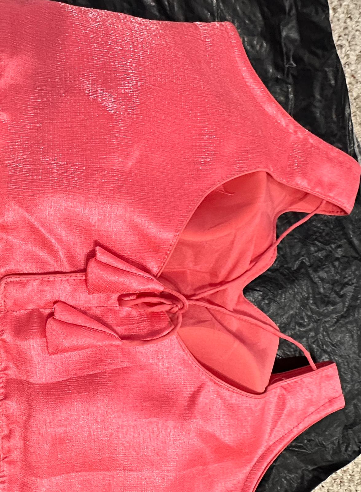 Saburi Milan Silk Readymade Blouse -Peach