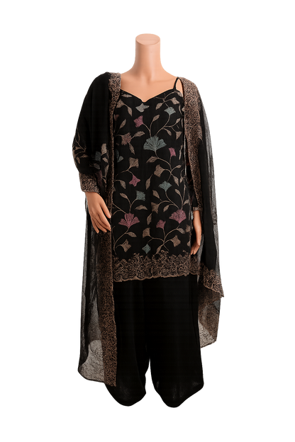 Boutique Custom Stitched Plazzoo Suit