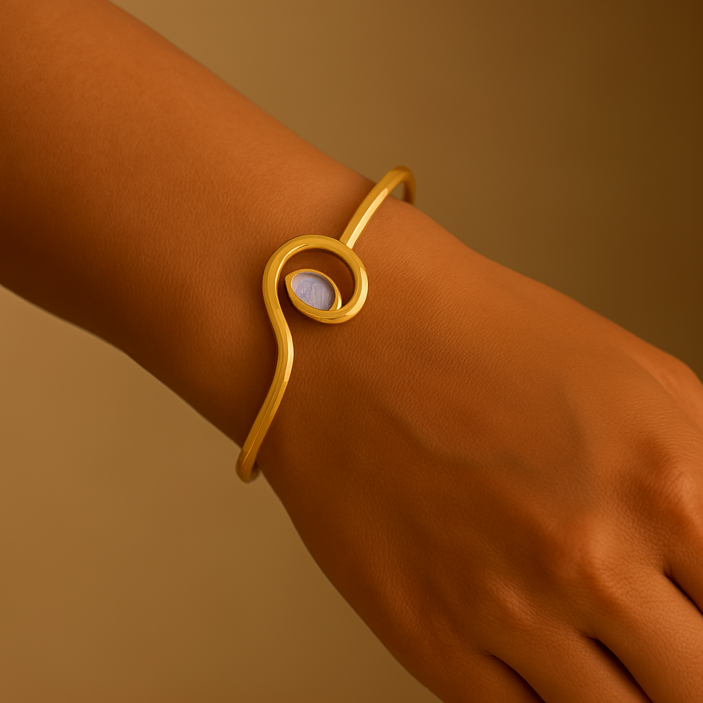 Pure SIlver Openable Statement Bracelet