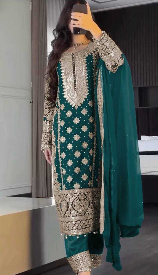 Straight Suit Green