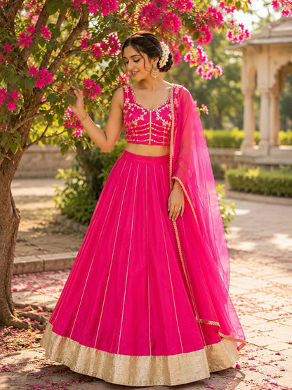 Luxury Pink Lehenga Maha Collection